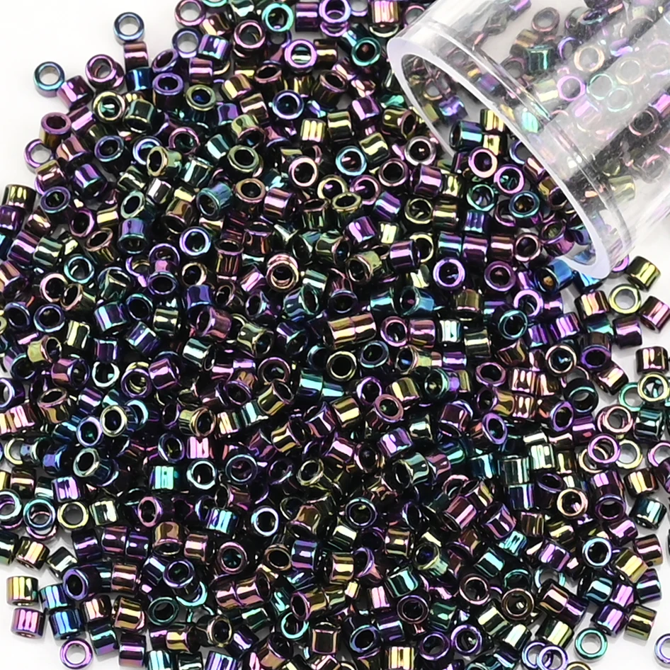 Elegant Metallic Seed Beads in Golden & Silver Tones - 1200pcs