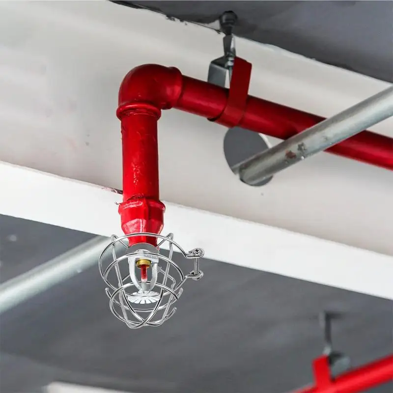Fire Sprinkler Covers Sprinkler Protective Bracket Effective Protection Bracket Made Of Carbon Steel Cage For Restaurants Homes
