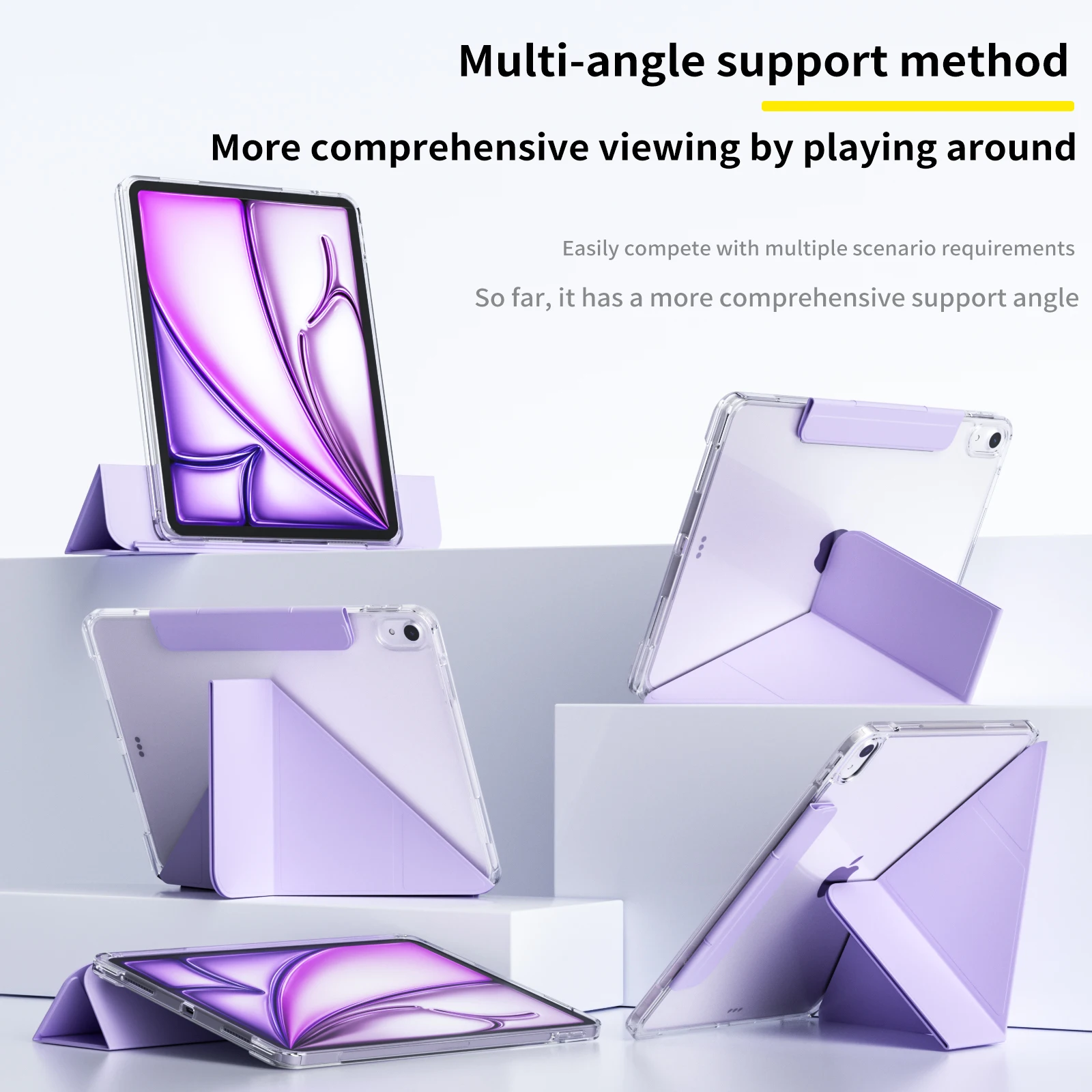 حافظة ZOYU قابلة للفصل مع غطاء منزلق وإبزيم مغناطي...