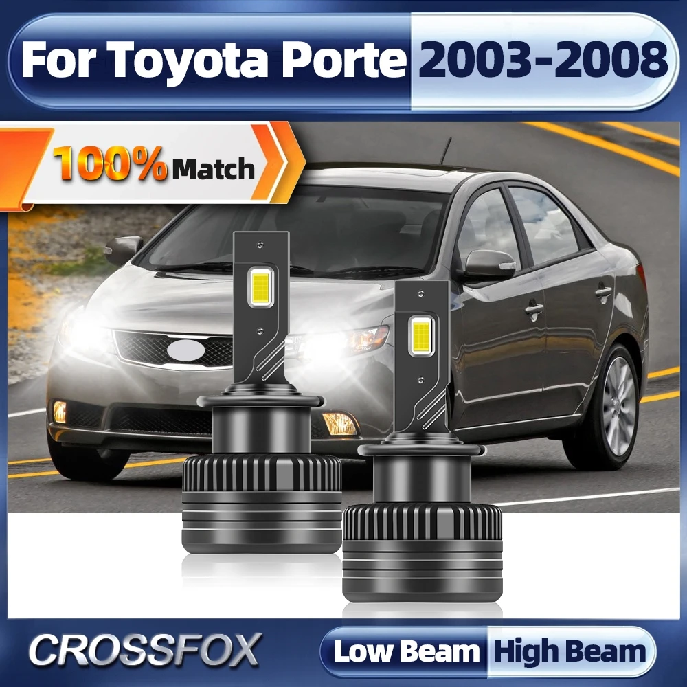 

Super Bright 60000LM Canbus Car LED Headlight Bulbs D4R Auto Light Plug&Play For Toyota Porte 2003 2004 2005 2006 2007 2008