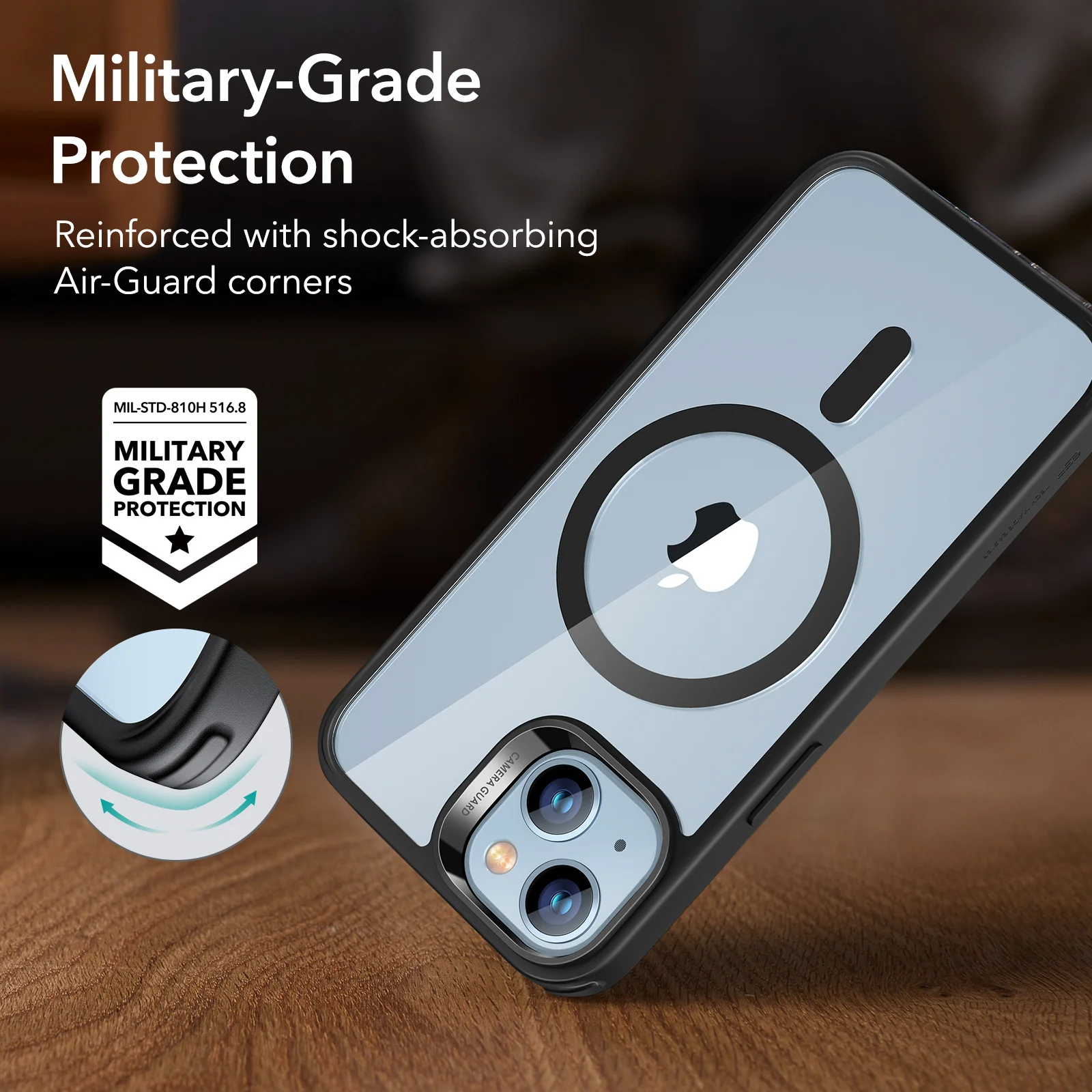 ESR for iPhone 16 15 14 Magnetic Case for  iPhone 13 14 15 16 Pro Max Protective Case with HaloLock Powerful Back Cover 3