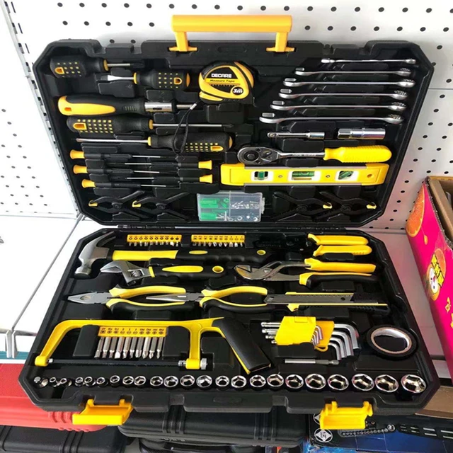 298 Pcs Home Tool Kit Set, Mechaniker Werkzeug Set für Auto Motorrad  Reparatur Täglichen Wartung, haushalt DIY Werkzeug Box - AliExpress