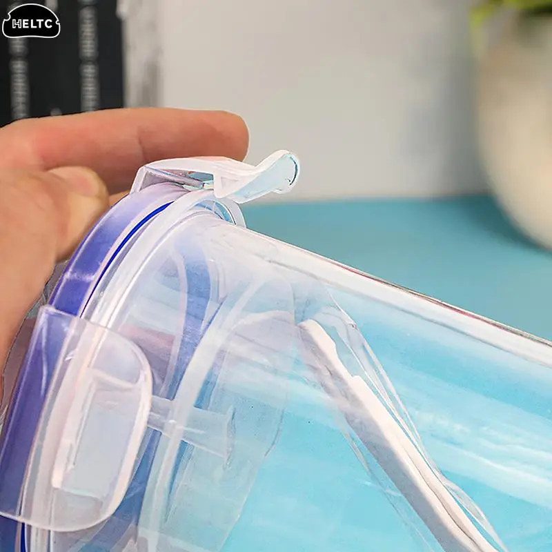 1PC Fresh-Keeping Food storage containers Fruit Salad Yogurt Box Kitchen For Cereals Double-Layered Portable Travel Storage Jars 5