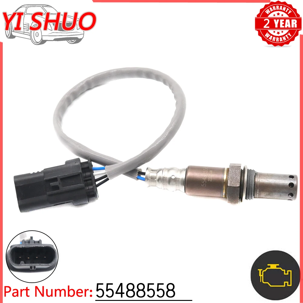 

XUAN Downstream Rear Air Fuel Ratio Lambda O2 Oxygen Sensor 55488558 for Cadillac XT4 CT4 Chevrolet Silverado 2.0L 2019-2021