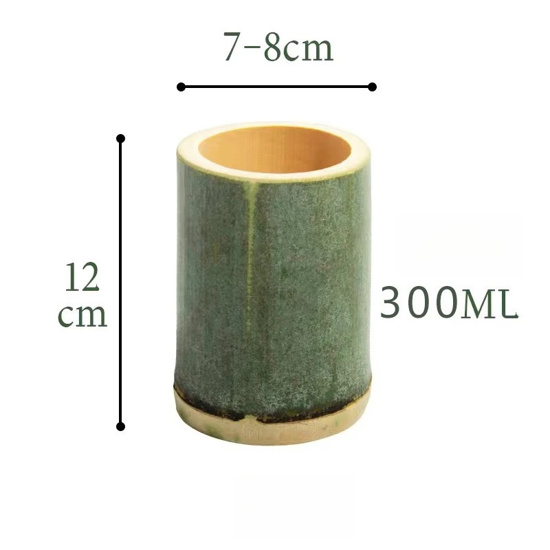 Eco-Friendly Bamboo Beverage and Decor Cup - Large Diameter