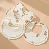 1pcs Baby Bibs Cotton Newborn Bibs for Girls Boys