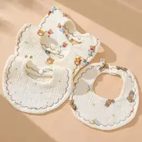 1pcs Baby Bibs Cotton Newborn Bibs for Girls Boys