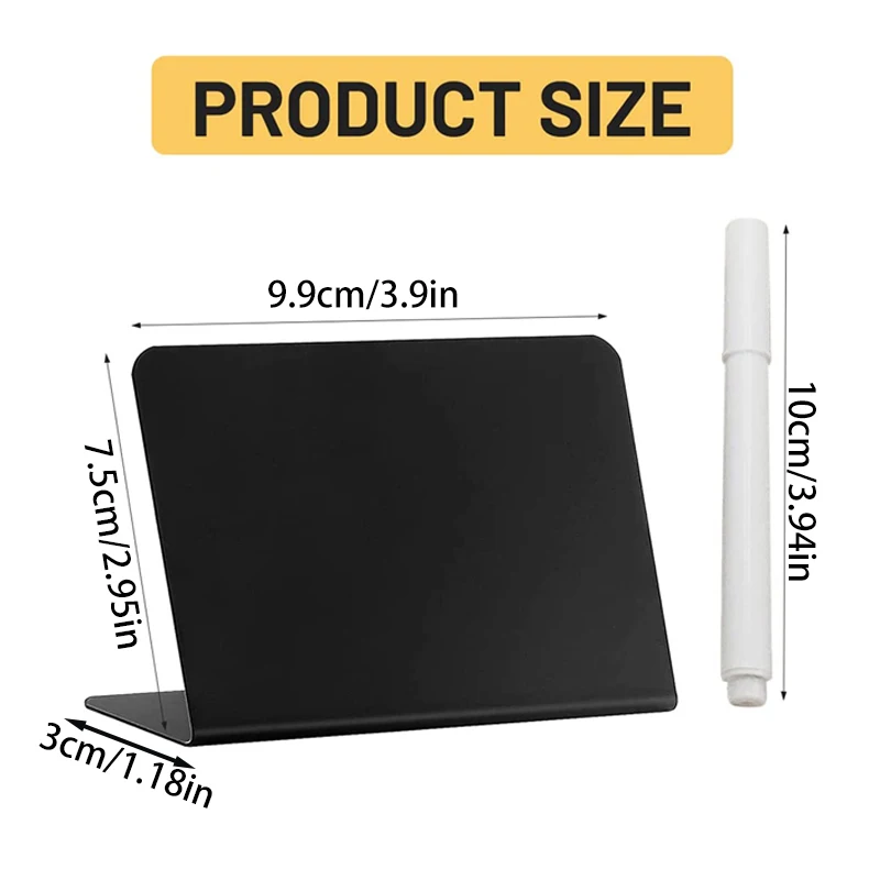 Sign Chalkboard Food Mini Board Party Chalkboards Labels Message Blackboard Chalk Table Display Price Tabletop