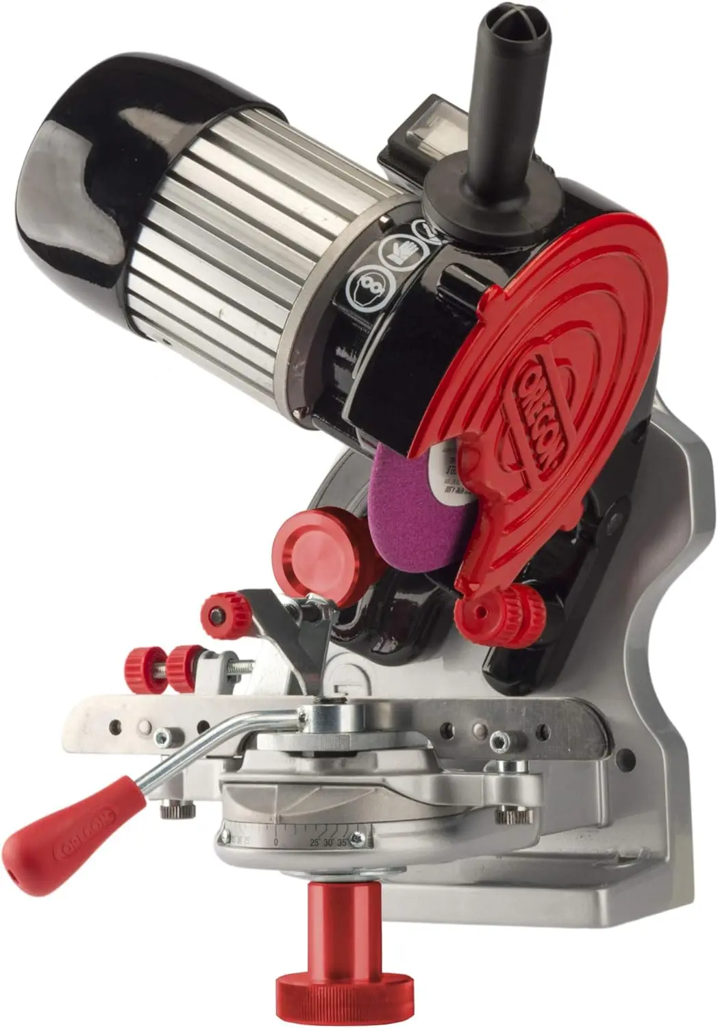 

Oregon Professional Compact 120-Volt Bench Grinder, Universal Saw Chain Sharpener, for All Chainsaw Chains (410-120)