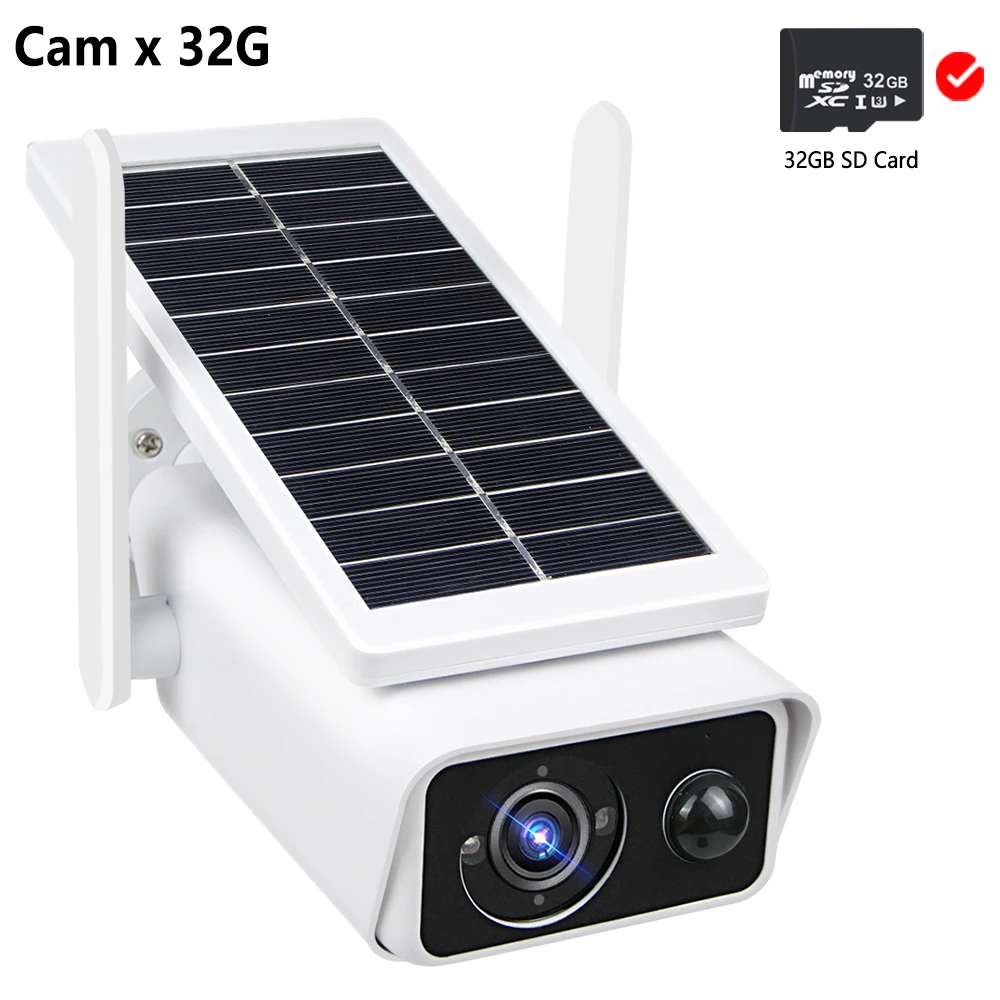 outdoor wireless security camera system 3MP HD WiFi Camera Outdoor Solar Panel Wireless Security Camera Battery Powered PIR Motion IP66 CCTV Surveillance Camera iCSee house cameras Surveillance Items