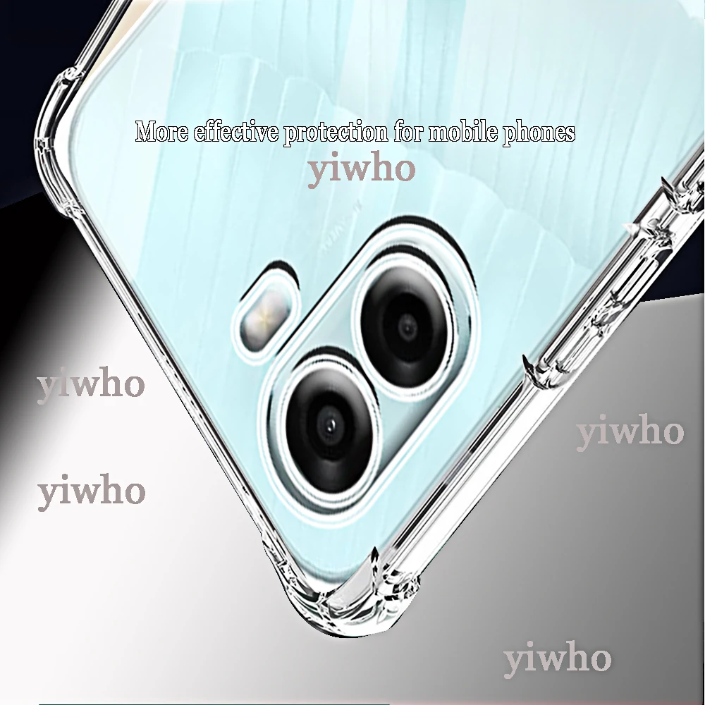 Transparent Soft TPU Clear Full Cover Phone Case