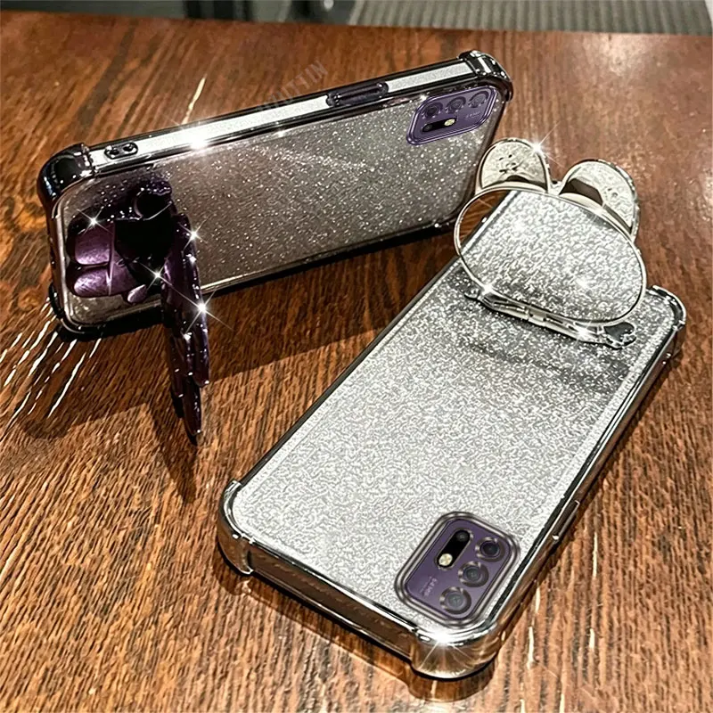 Rabbit Design Lanyard Phone Holder Case with Adjustable Strap