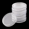 100Pcs 28mm Transparent Plastic Coin Holder Coin Collecting Box Case For Coins Storage Capsules Protection Boxes Container 4