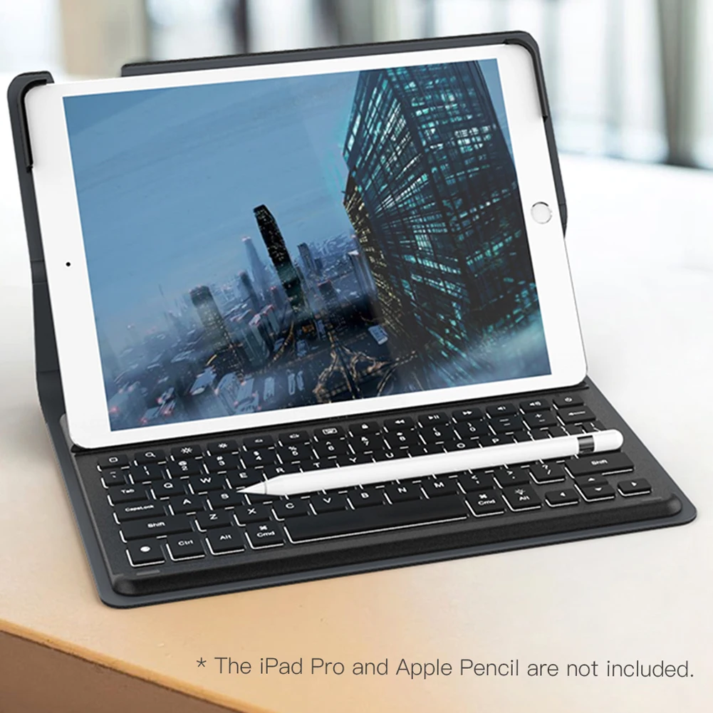 Smart Keyboard for 10.5-inch iPad Air w/ Smart Connector Slim Shell Protective Cover Folio Case Stand Backlit Key Shortcuts