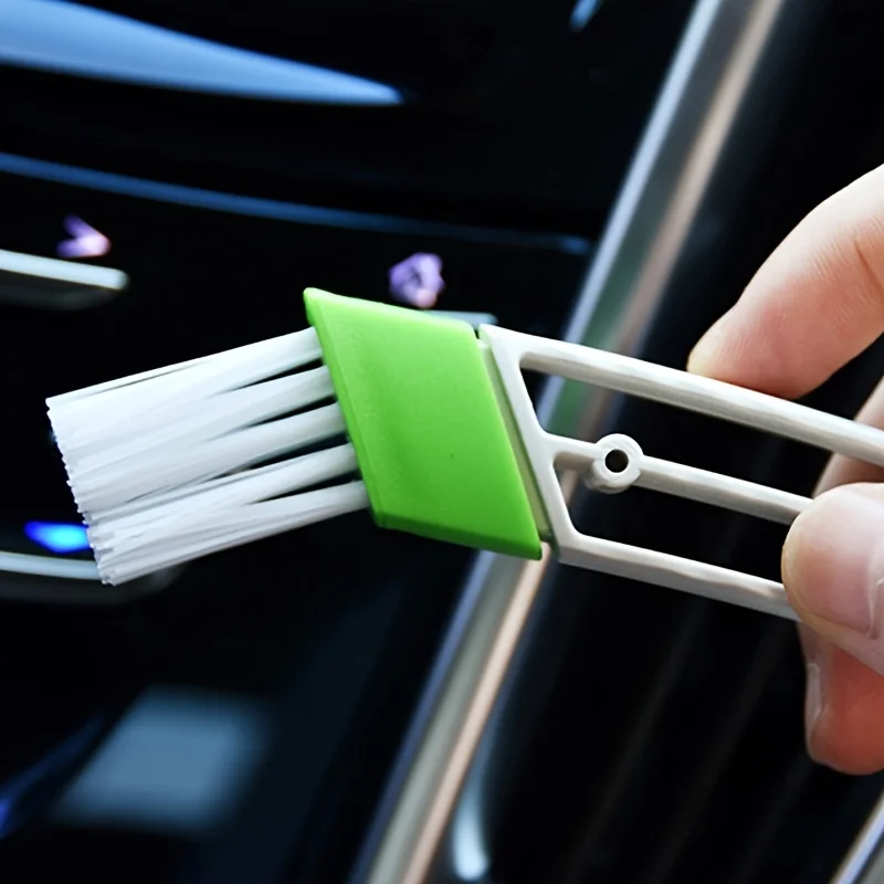 Cleaning Brush for Car Air Vents Multifunctional Louver Dust Collector for Air Conditioning Air Vents Car Beauty Accessories 2
