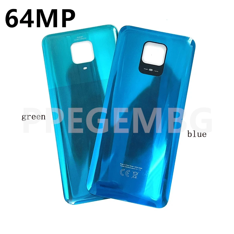 Redmi Note 9S Glass, Redmi Note 9 Pro Max S Note 9 Pro 배터리 후면 커버, 후면 문짝 뚜껑 패널 쉘 하우징 케이스, 카메라 렌즈