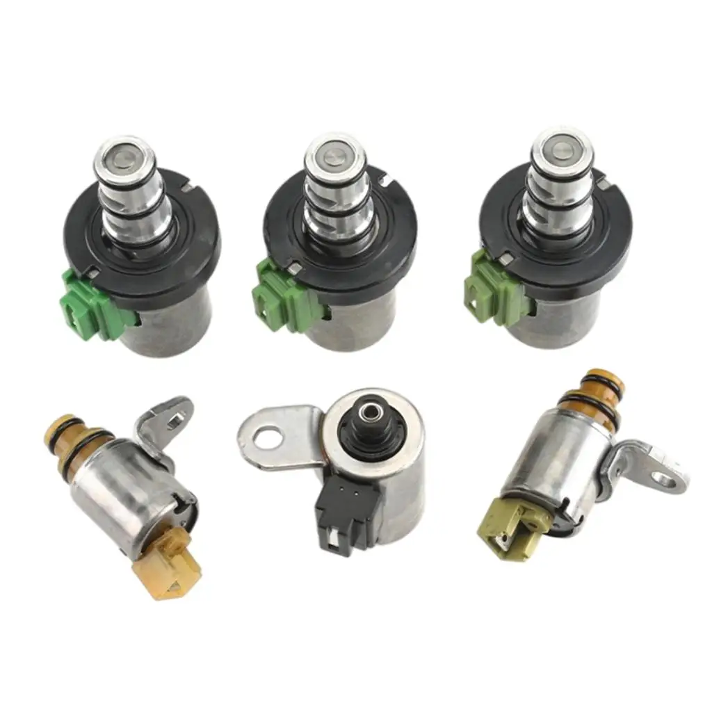 

6pcs Transmission Solenoid Kit Plastic Accessories Supplies 5 6 CX7 F27E FN4A-El