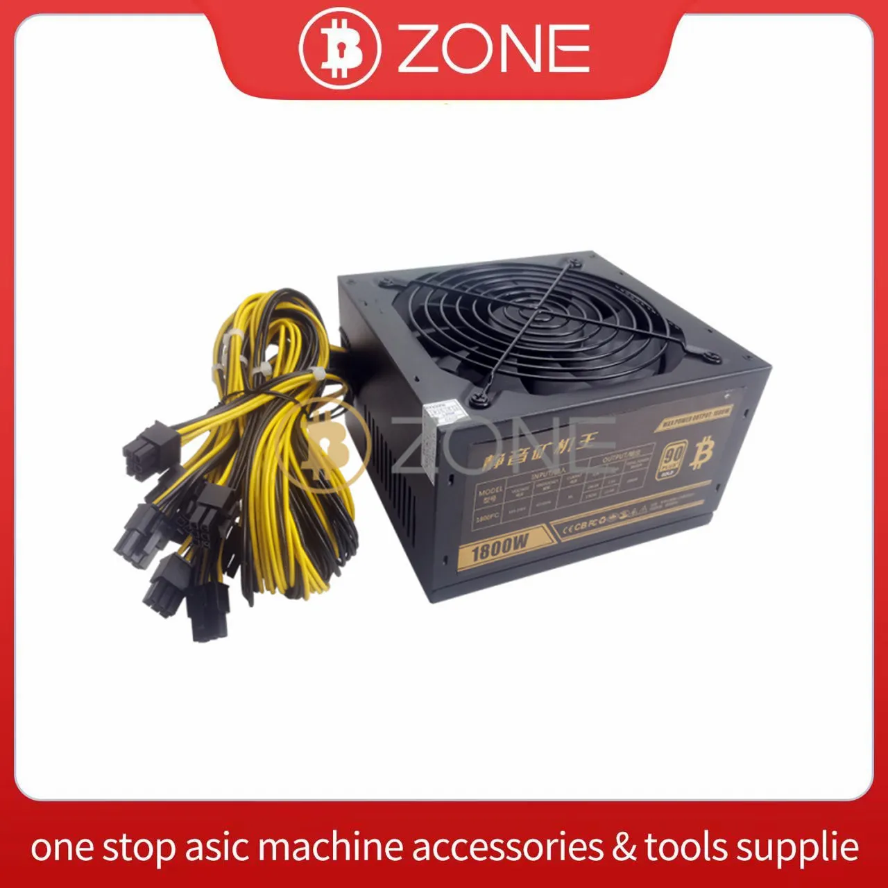 Alimentatore 12V 6Pin 1600W 1800W 2000W Bitcoin Mining Psu Alimentatore Per Pc Alimentatore Per Computer Minerario