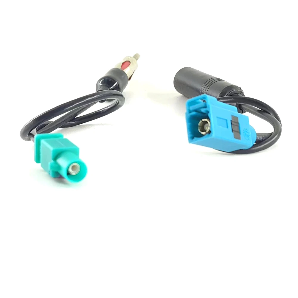 

2Pcs Car FM AM Radio Stereo Antenna Fakra Adapters Cable For Fakra Female to Din Female Fakra Male to DIN Male Adapter