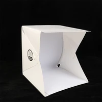 Photography LED Light Room Photo Studio Light Tent Soft Box Backdrops Photobox 22CM Portable Folding Lightbox For DSLR Camera - Image 5