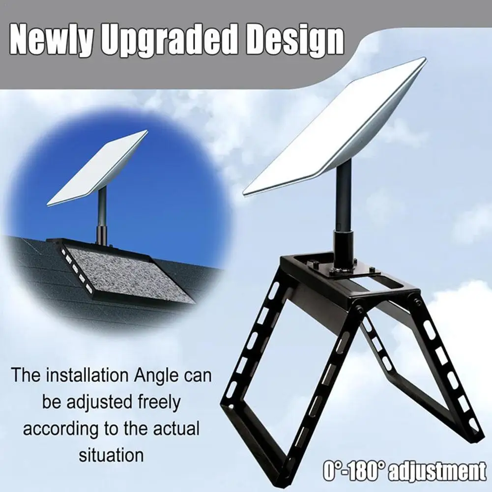 

Internet Connection Adapter Satellite Roof Metal Signal Stand Portable Omnidirectional Angle Adjustable For Starlink