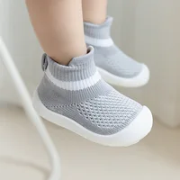 Toddler Baby Summer Mesh Breathable First Walker Pure Color Girls Boys 0-3T Non-Slip Casual Shoes Lightweight Sneakers Sandals 1