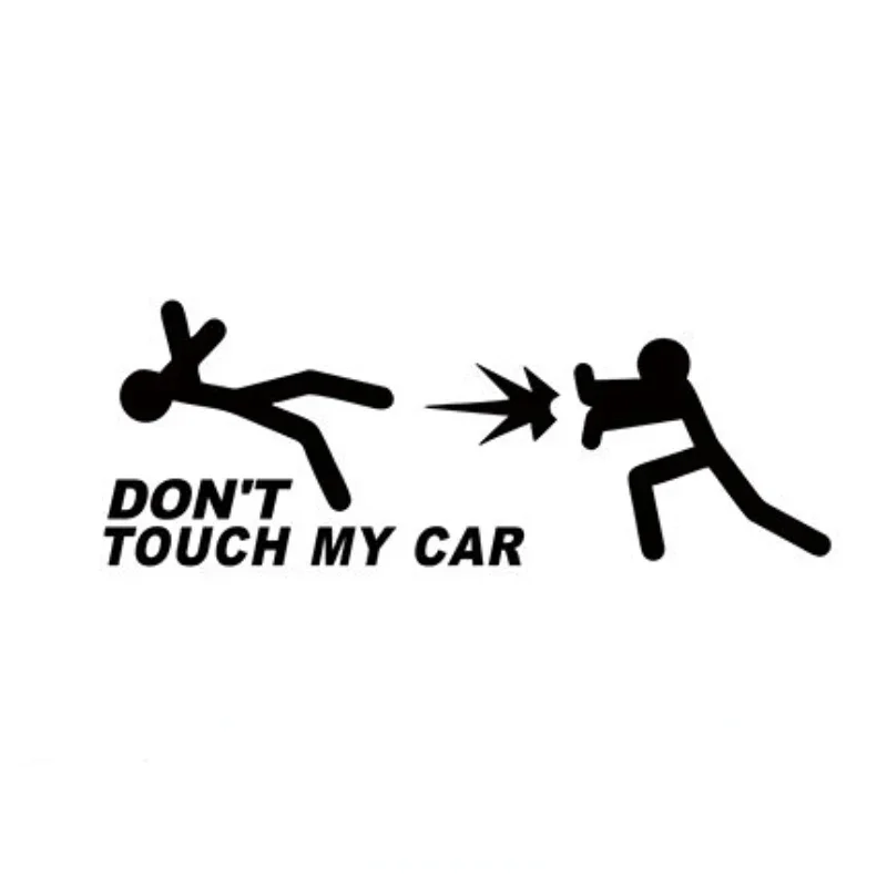 

Creative Funny DON'T TOUCH MY CAR Personalized Reflective Stickers Car Bicycle Decal Decorative Sticker Exterior Accessories