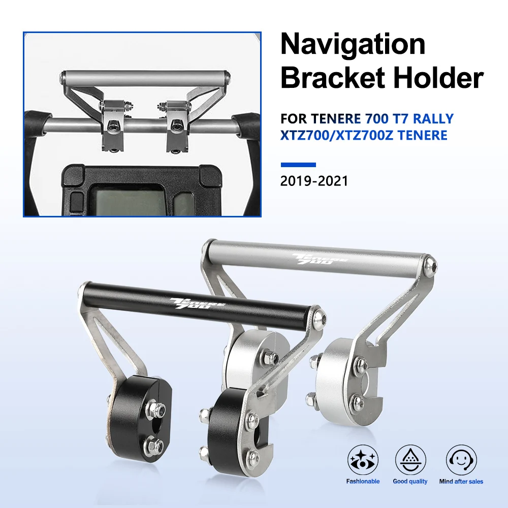 

Motorcycle GPS Mounting Bracket Navigation Bracket Holder Above Gauges FOR Yamaha Tenere 700 T7 Rally XTZ700 Z Tenere 2019-2021