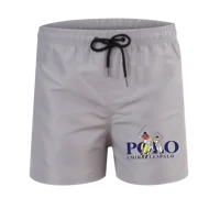 Summer Beach Pants, Men's Breathable Swimsuit Shorts, Sexy Low Waisted Casual Board Shorts, Surfing Volleyball Drawstring Boxer 1