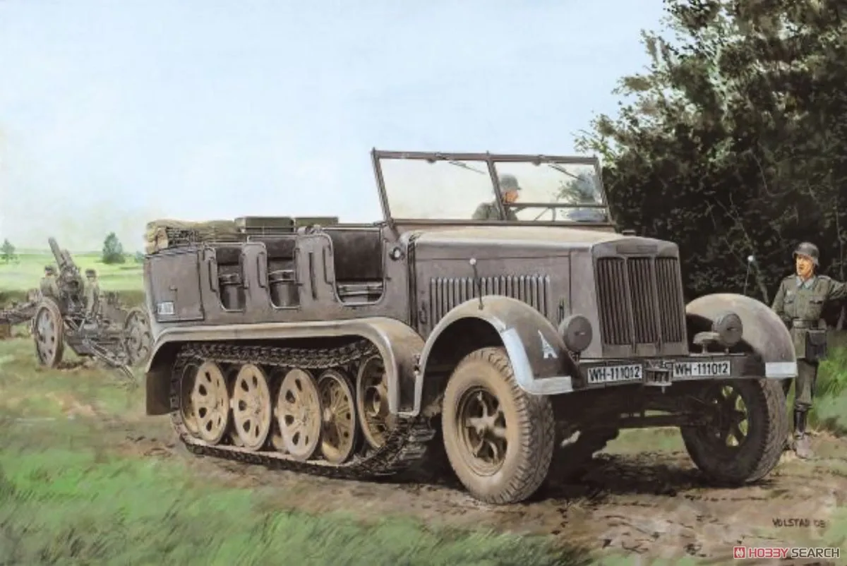 sd. kfz.7 kit modelo de produção inicial