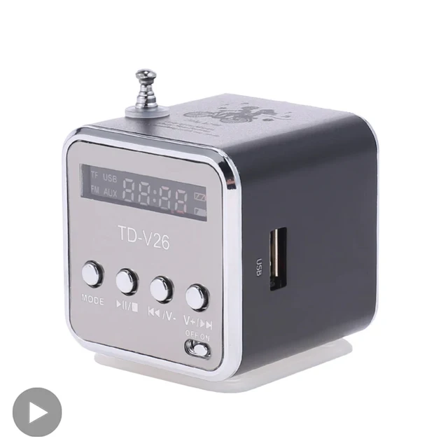 Mini Caixa De Som Bluetooth Speaker Portable Radio