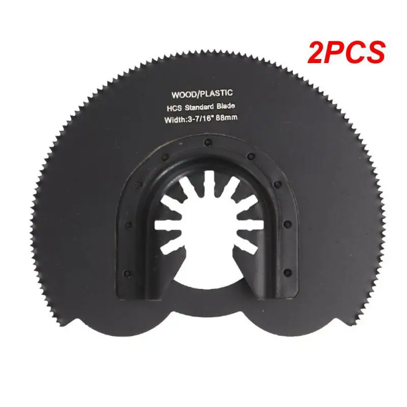 

2PCS 88mm/65mm HCS Half Circular Oscillating Multi Tool Saw Blades for Renovator Cutting Cutting Blade Woodworking Saw