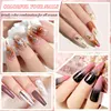 Summer 12 Colors 8ml Gel Nail Polish Set with Base Glossy Matte Top Coat Flash Nail Polish Set Manicure Kit Gifts for Women 5