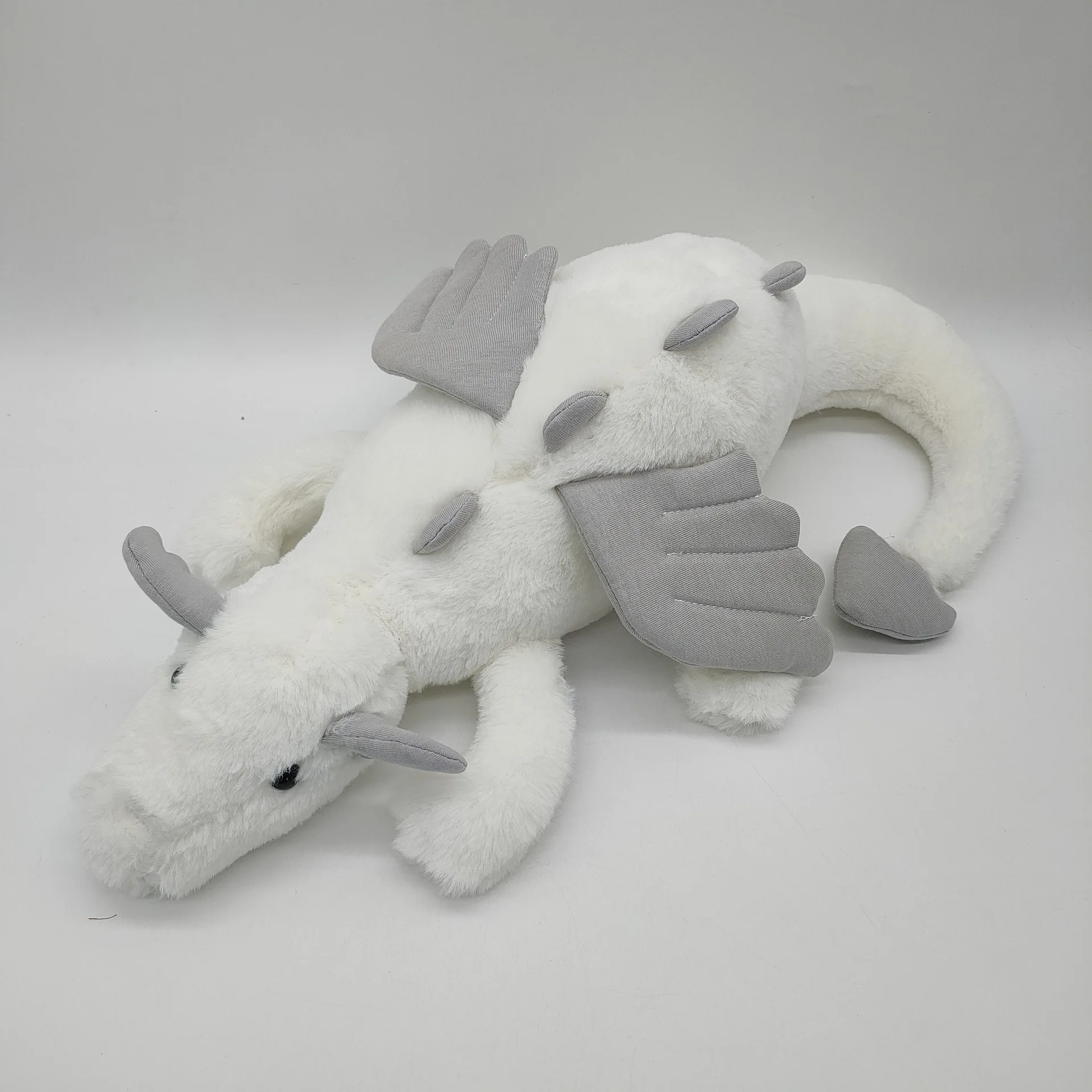 45cm Cartoon Jellycat Snow Dragon Plush Toy Cute Dinosaur Soft Stuffed