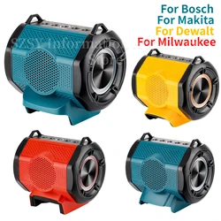 18V 20V Lithium Battery with Shoulder Strap Bluetooth Speaker Bluetooth Radio For Makita Dewalt Milwaukee Bosch Loudspeaker Box