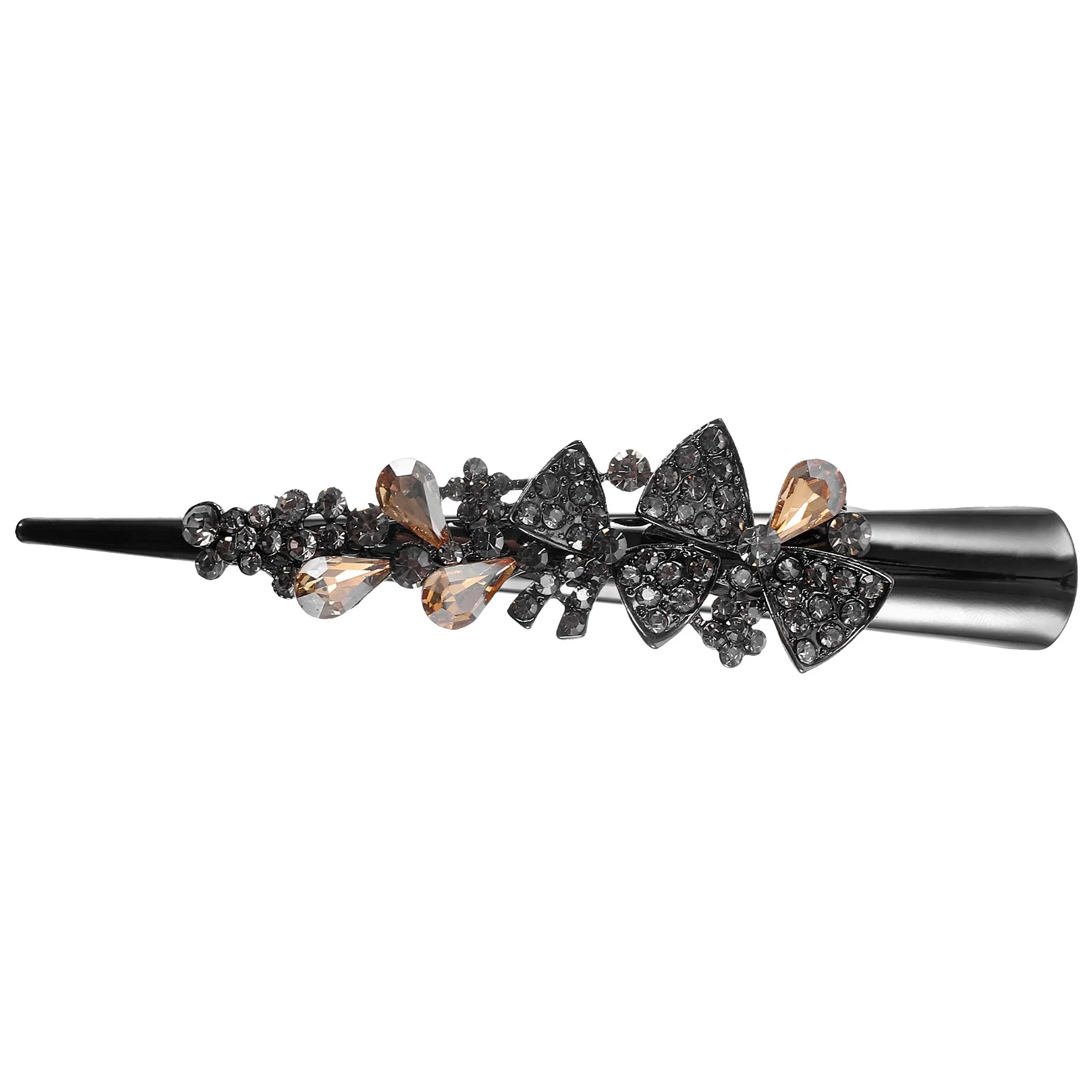 

Crystal Clip Bobby Pins Black Clips for Girls Hair Pins Large