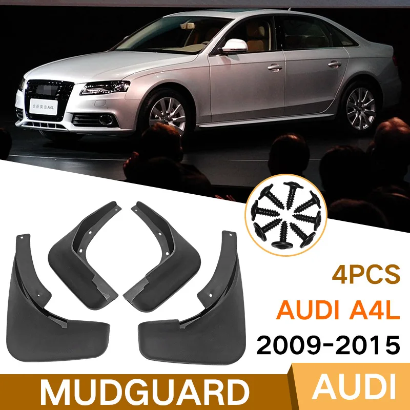 

Mud Flaps For 09-15 Audi A4L MudFlaps Front Rear Fender Car Accessories