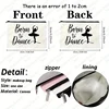 Born To Dance Pattern Makeup Bag Best Gift for Ballet Lovers High Quality Cosmetic Case Elegant Dance Toiletry Pouch 3
