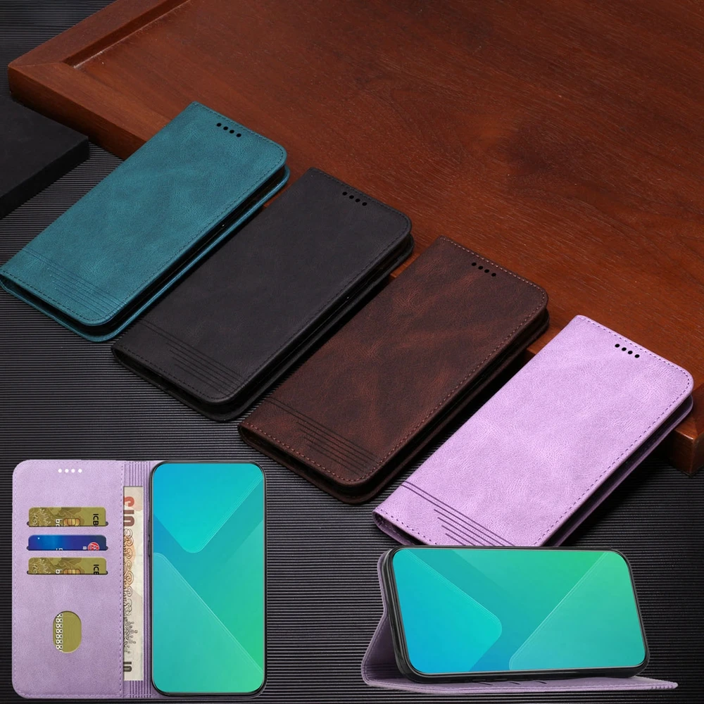 Чехол Funda Redmi 10 Prime кожаный флип-чехол для телефона Xiaomi 10C 9 9A 9C 9T 8 8A 7 7A Роскошный