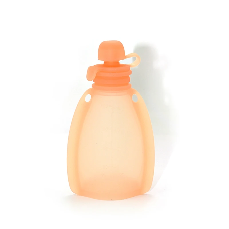 Reusable BPA-Free Baby Food Pouches - Portable Squeeze Storage Containers