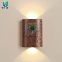 Smart Linkage Motion Sensor Night Light Rechargeable Wireless Magnetic LED Induction Lamp Wall Home Bedroom Kitchen Staircase