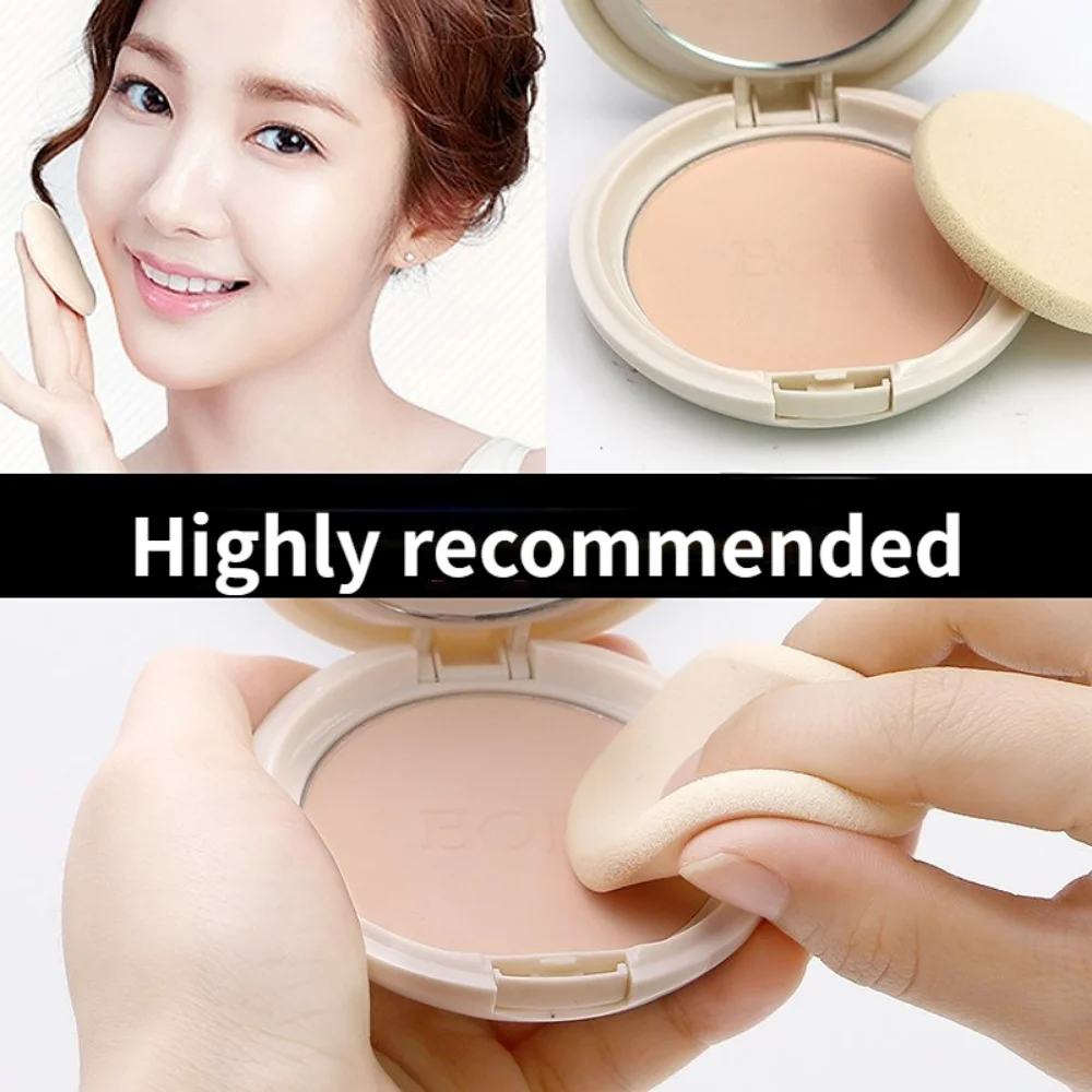 

Oil-Control Makeup Powder Moisturizing Brightening Pressed Powder Nature Light Breathable Waterproof Long-Lasting Setting Powder
