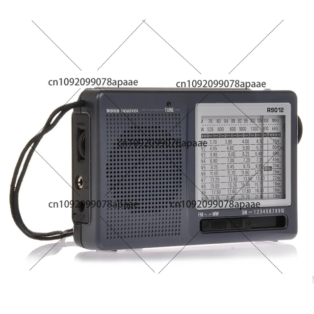 TECSUN R-9012 FM/AM/SW ラジオ 12 バンドポータブル受信機