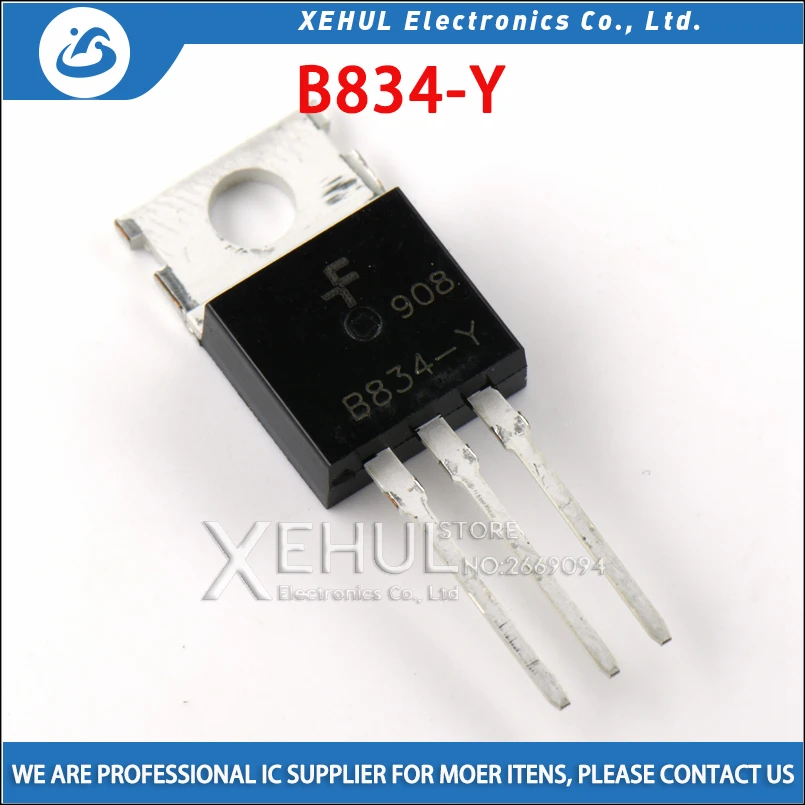 

Free shipping 10pcs/lot 2SB834-Y 2SB834 B834-Y B834 transistor TO220