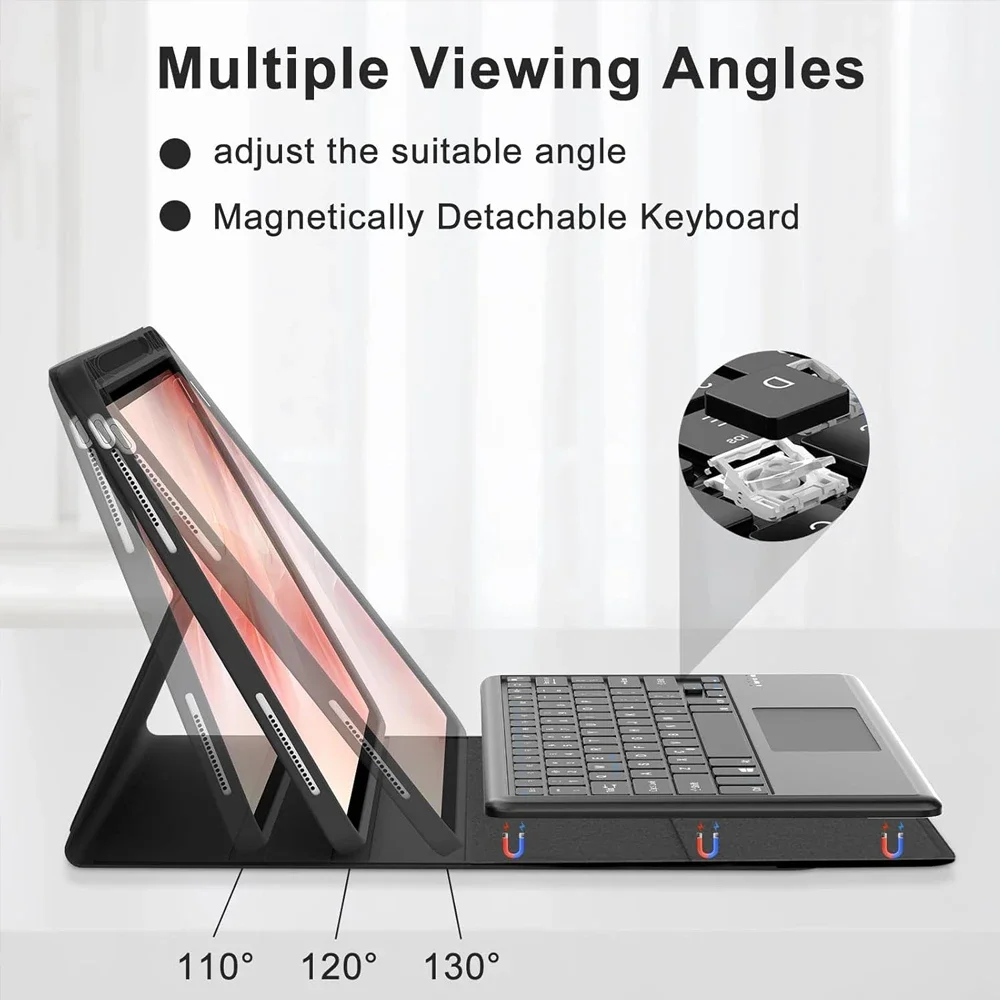 Premium Detachable Keyboard Case with Pen Slot