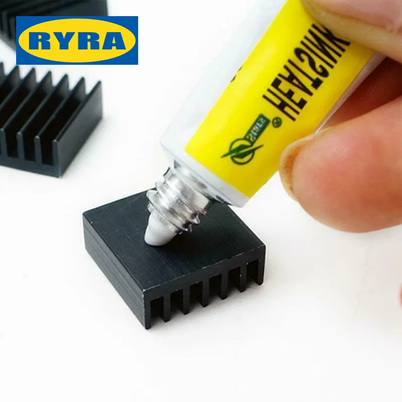 1/2/3pcs 5g CPU Thermal Silicone Grease Compound Glue Cool Cooling Paste Heat Sink Glue Strongly Sticky 5g Radiator Cooling thermal paste,silicone glue,thermal glue