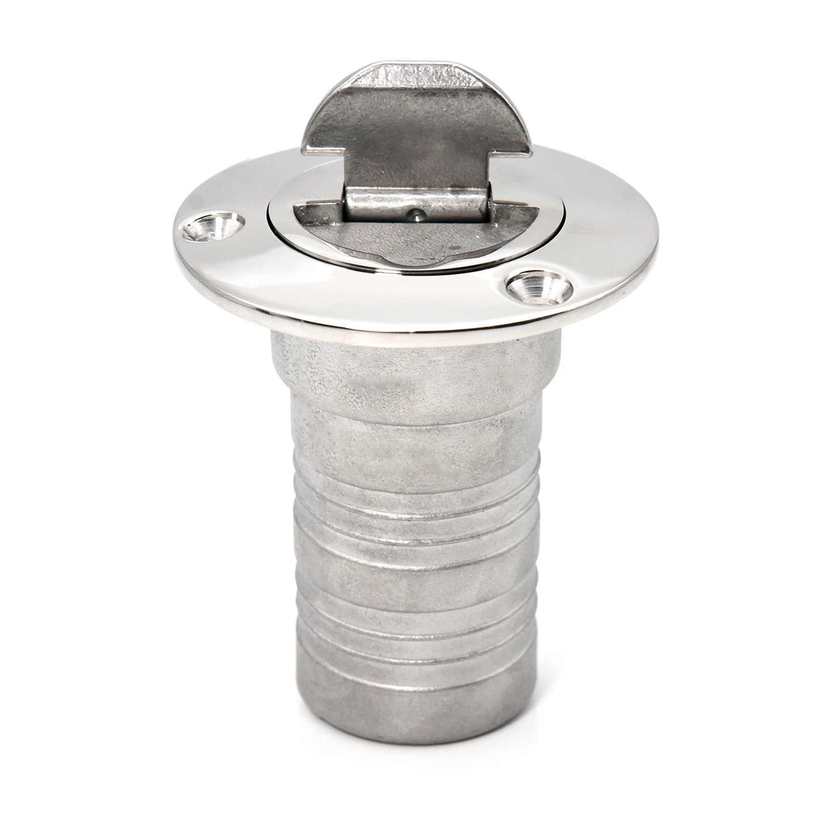 Stainless Steel 316 Deck Filler Cap - Mirror Polish Marine and RV Hardware for Gas, Diesel, Fuel, and Waste Water