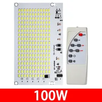 Panneau de lumière solaire LED 25/40/60/100W, 1 pièce, lumière blanche, panneau de Source de lumière haute luminosité avec télécommande SMD5730 1