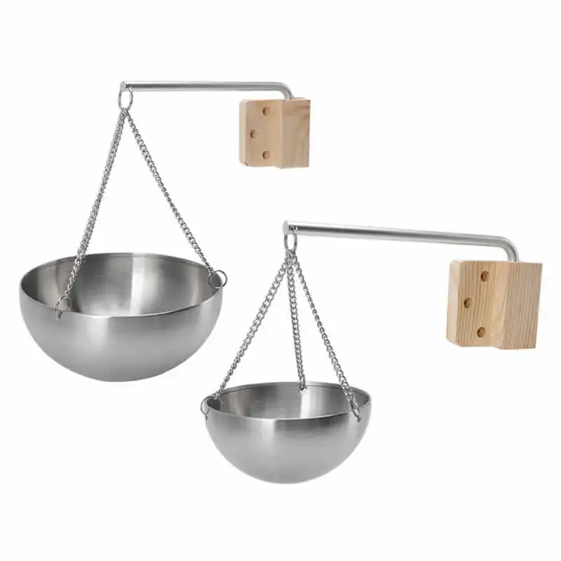 Stainless Steel Sauna Bowl Aroma Bowl Cup Exquisite Essential Oil Sauna Room Aromatherapy Essential Oil for Steam Room sauna bowl accessories