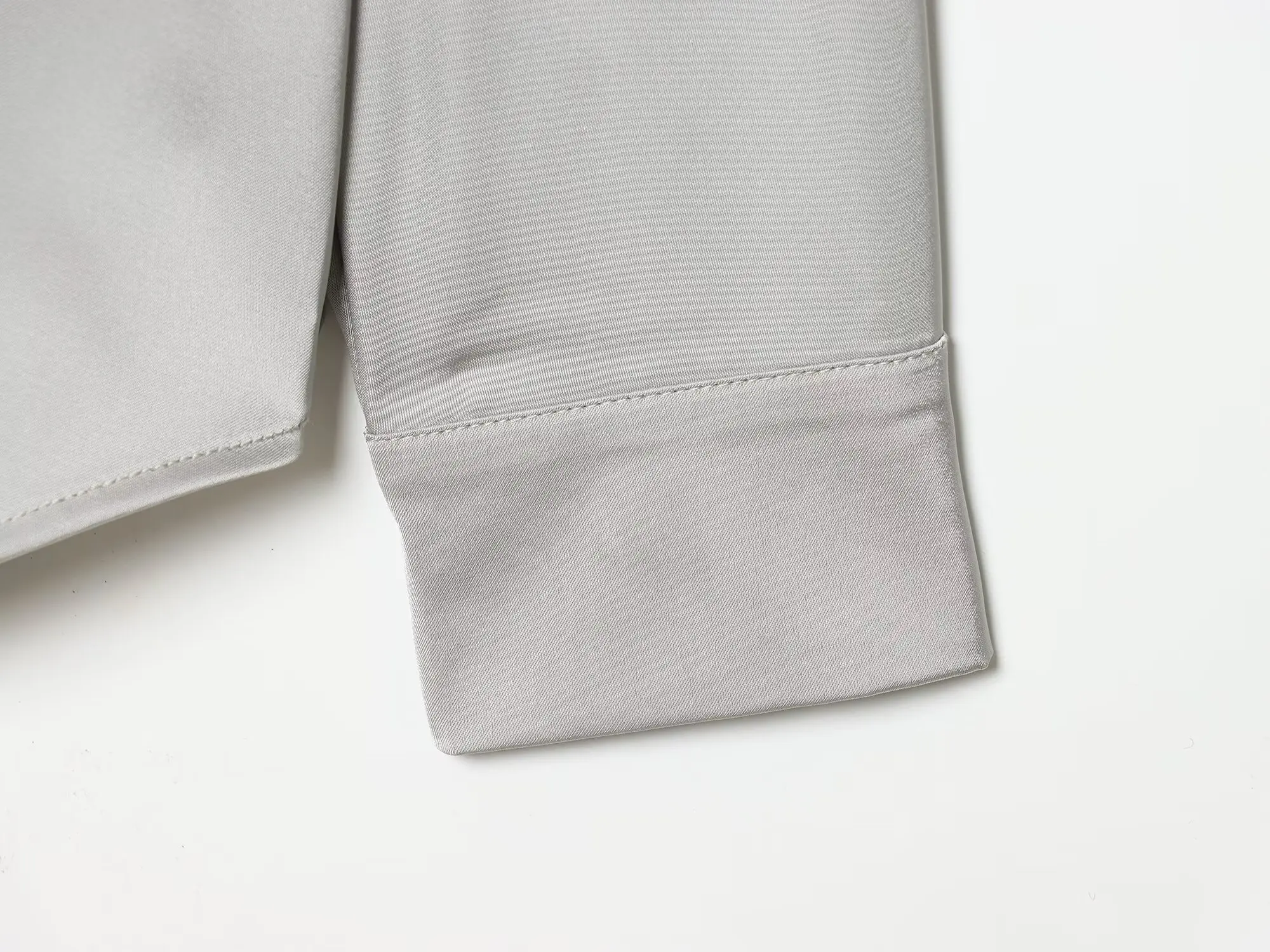 HH Damenmode, vielseitiges 3-Farben-Revers-Satin-strukturiertes High-End-Hemd, weiblich, elegant, lässig, einreihiges Langarm-Hemd – Detail 10